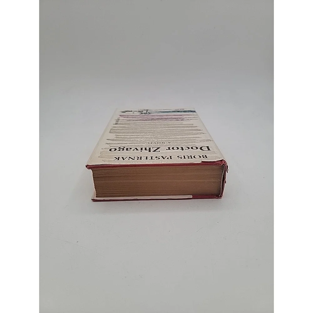 Boris Pasternak Doctor Zhivago Hardcover Pantheon Dust Jacket Fair Condition